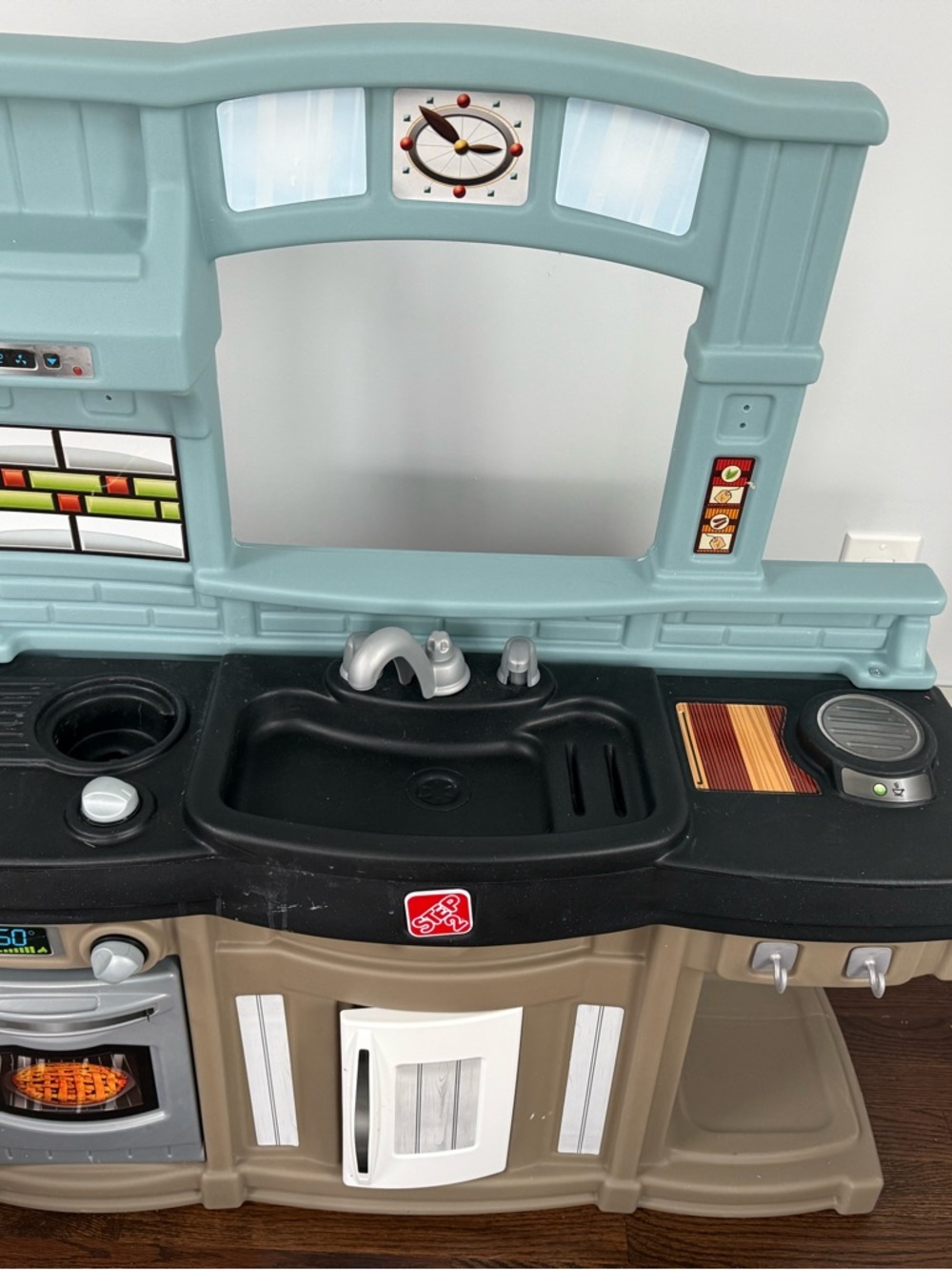 Step2 Play Kitchen Set in Light Teal and Black